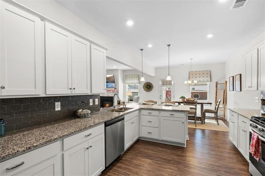Furnished interior view inside a new home in Jackson Farm, Cartersville (Image 21).