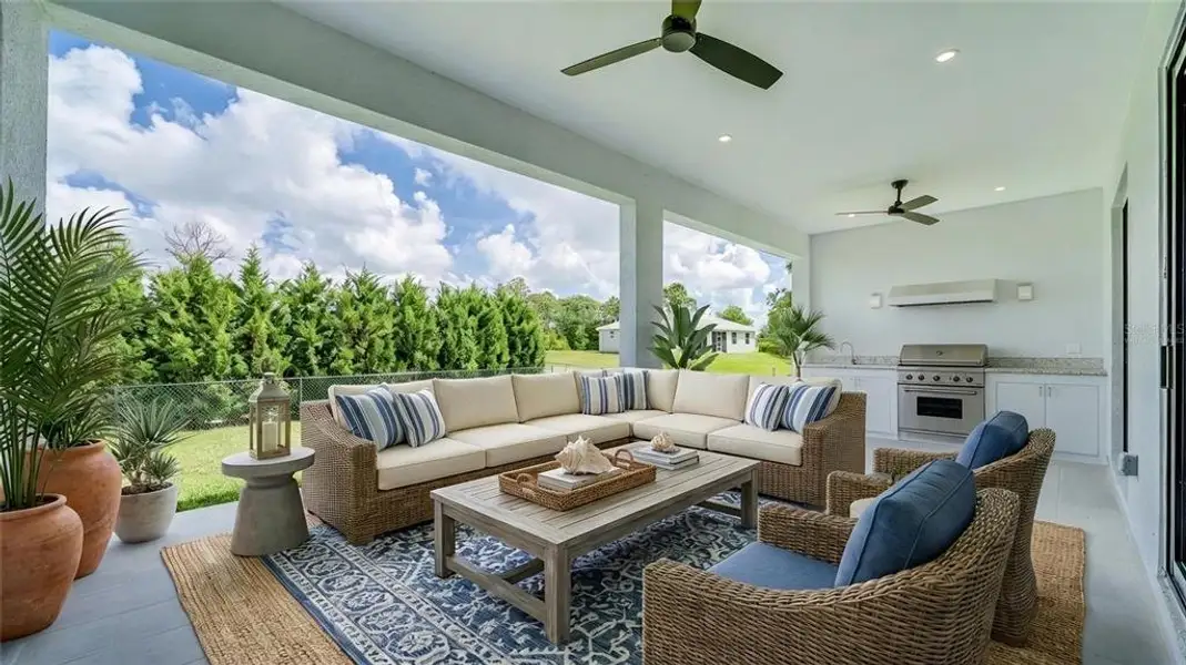 Exterior details and patio area of a home in , Lehigh Acres (Image 3).