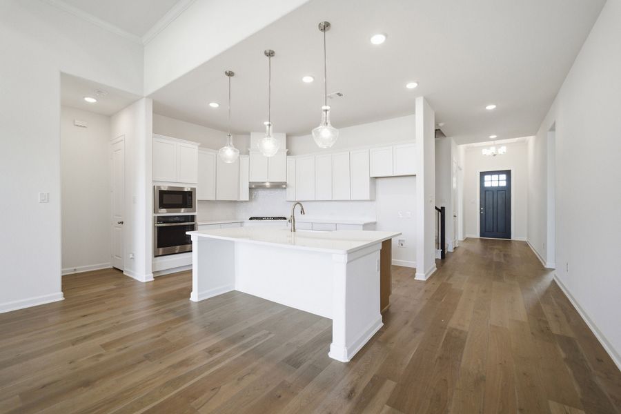 Furnished interior view inside a new home in Sonoma Verde, Heath (Image 11).