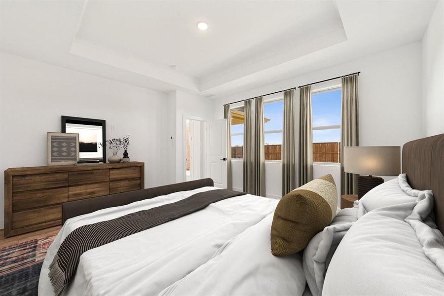 Furnished interior view inside a new home in Heritage Ranch, Sherman (Image 19). Furnished interior view inside a new home in Heritage Ranch, Sherman (Image 19).