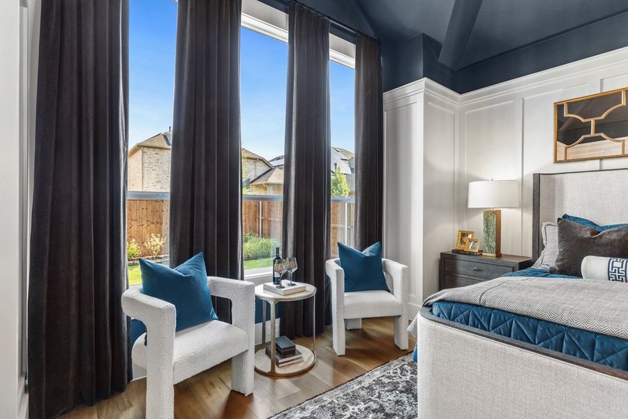 Representative Primary Bedroom - some options shown