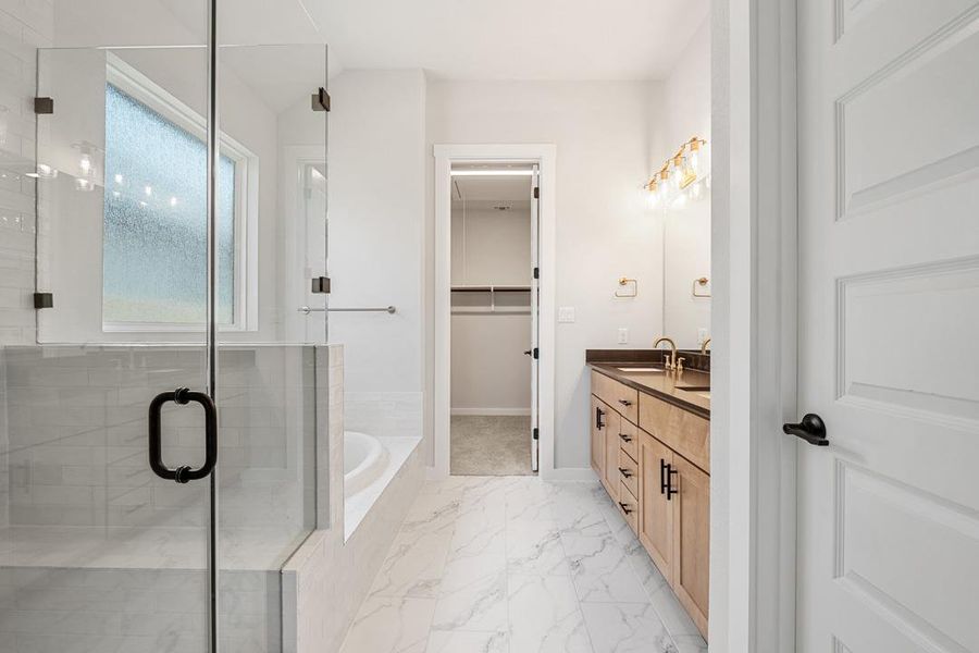 Furnished interior view inside a new home in Lagos Reserve, Manor (Image 9). Furnished interior view inside a new home in Lagos Reserve, Manor (Image 9).