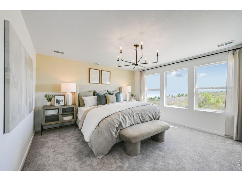 Furnished interior view inside a new home in Kinston, Loveland (Image 14).