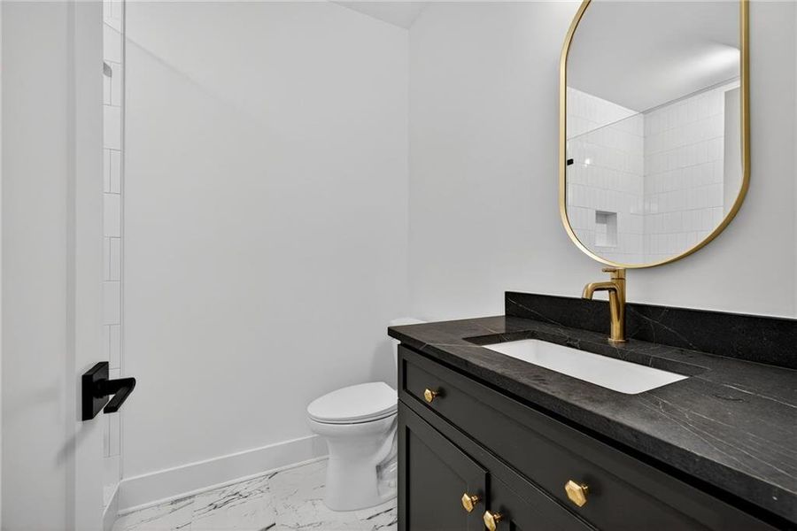 Furnished interior view inside a new home in , Atlanta (Image 46).