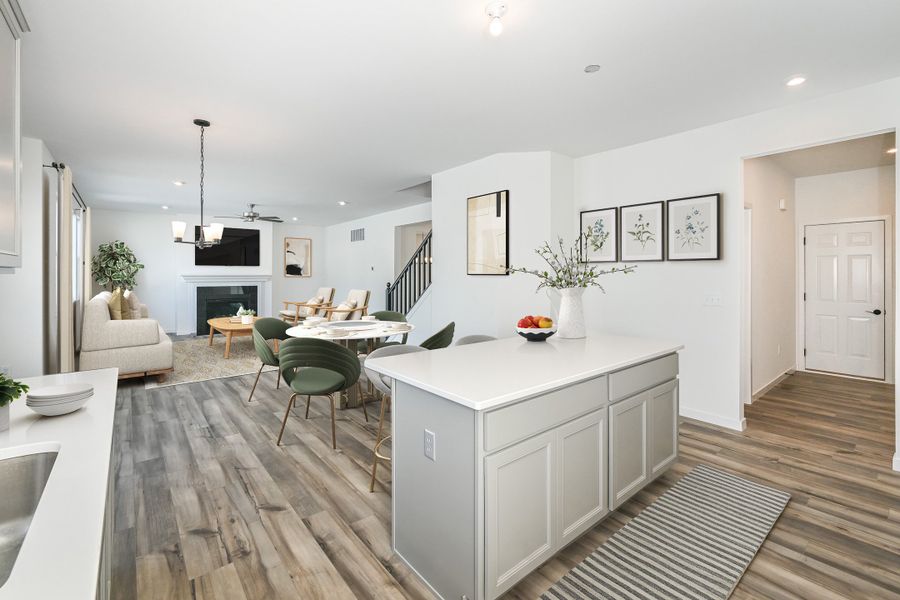 2D floor plan layout for the Breckenridge by Fischer Homes in Three Rivers, Euharlee, GA (Image 19).