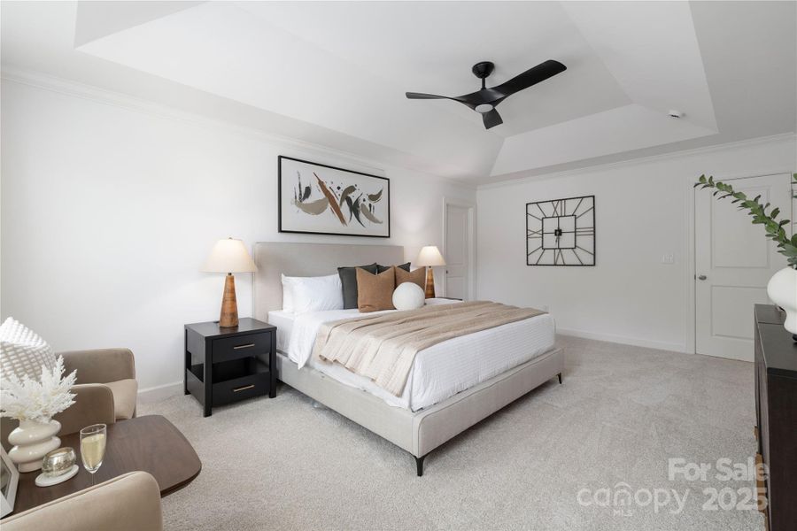 Furnished interior view inside a new home in , Charlotte (Image 7).