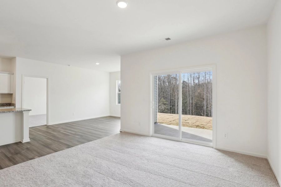 Representative unfurnished interior of a home built from the Luna by Starlight Homes in Crescent Mills, Wilson's Mills (Image 15).