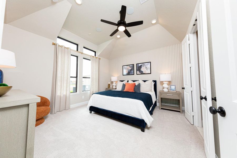 Furnished interior view inside a new home in Sienna: Signature Series, Missouri City (Image 2).