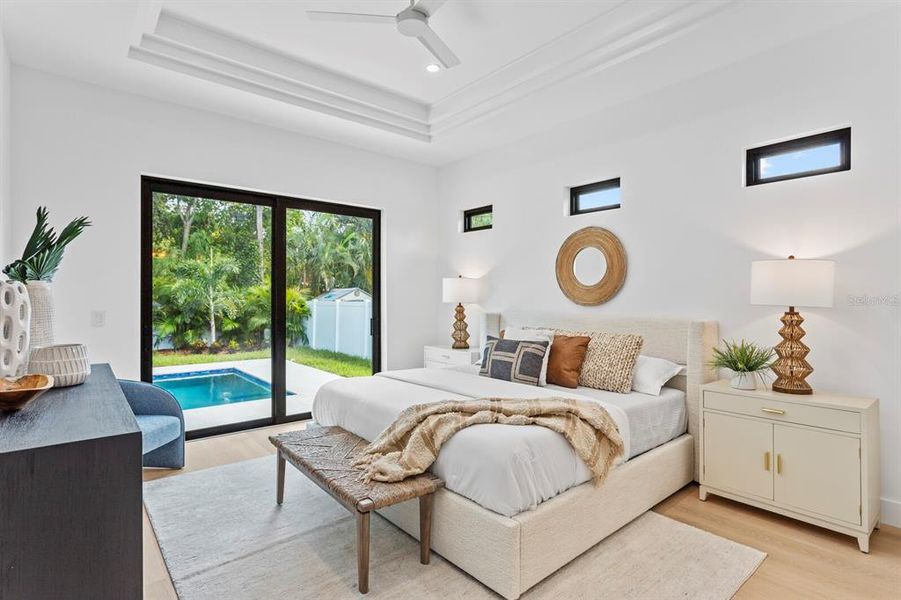 Furnished interior view inside a new home in , Sarasota (Image 12).
