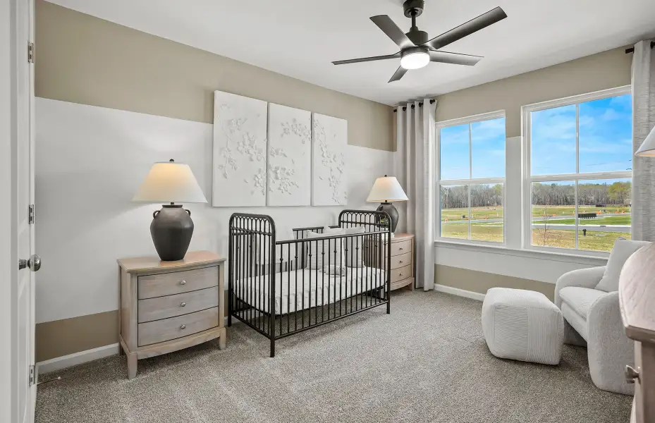 Furnished interior view inside a new home in Mallard Park, Charlotte (Image 41).