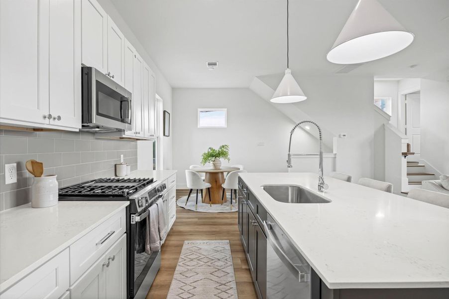 Furnished interior view inside a new home in , Houston (Image 19). Furnished interior view inside a new home in , Houston (Image 19).