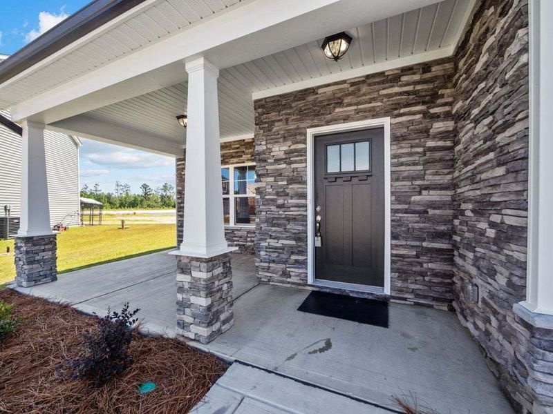 Representative exterior details of a home built from the Brunswick by Caviness & Cates Communities in Maggie Way, Wendell (Image 26). Representative exterior details of a home built from the Brunswick by Caviness & Cates Communities in Maggie Way, Wendell (Image 26).