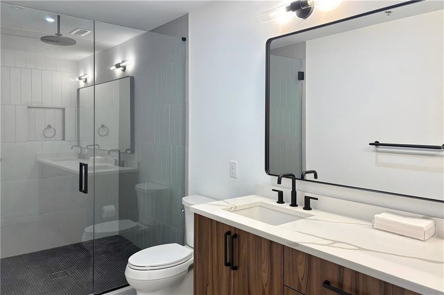 Furnished interior view inside a new home in , Atlanta (Image 8).