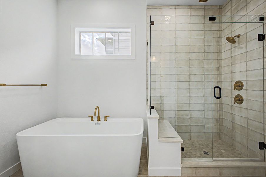 Furnished interior view inside a new home in Westerly, Erie (Image 9).