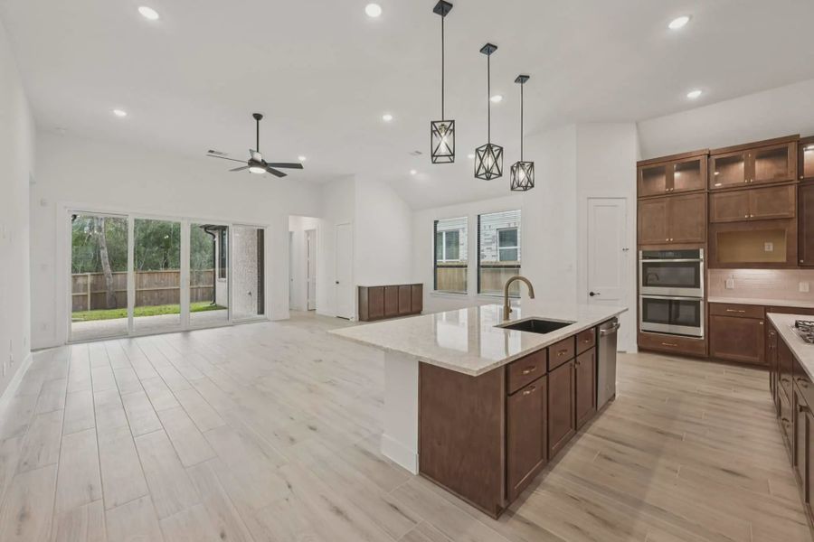 Representative furnished interior of a home built from the Summerton by Chesmar Homes in Lakes of Cane Island, Katy (Image 6). Representative furnished interior of a home built from the Summerton by Chesmar Homes in Lakes of Cane Island, Katy (Image 6).