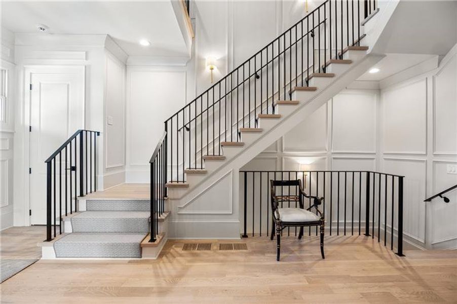 Furnished interior view inside a new home in , Alpharetta (Image 42).
