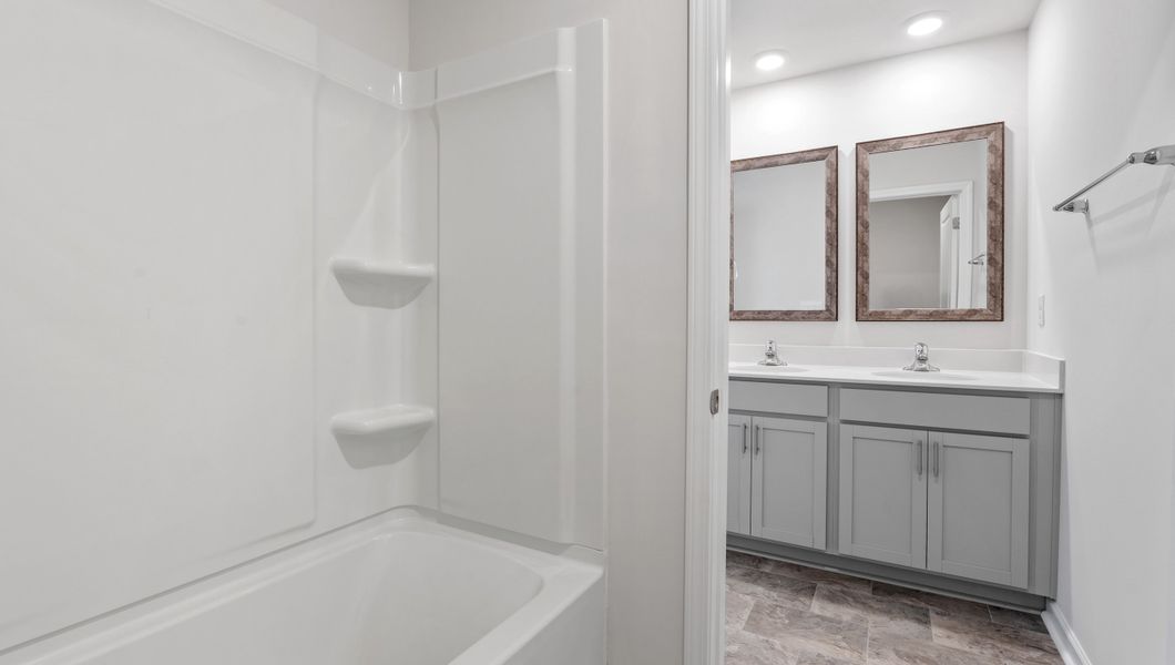 Furnished interior view inside a new home in Treemont Commons, Wellford (Image 12).