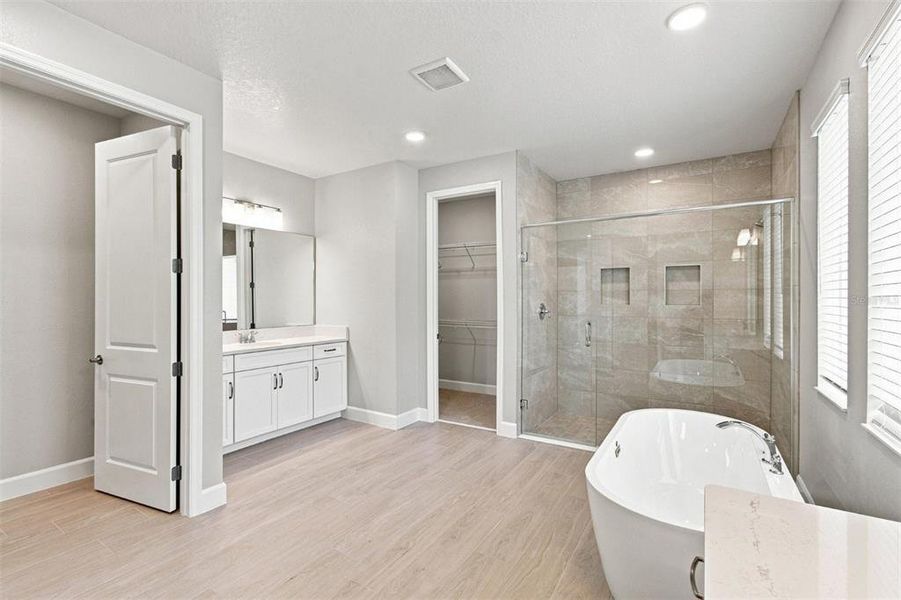Furnished interior view inside a new home in Solace at Corner Lake, Orlando (Image 7).