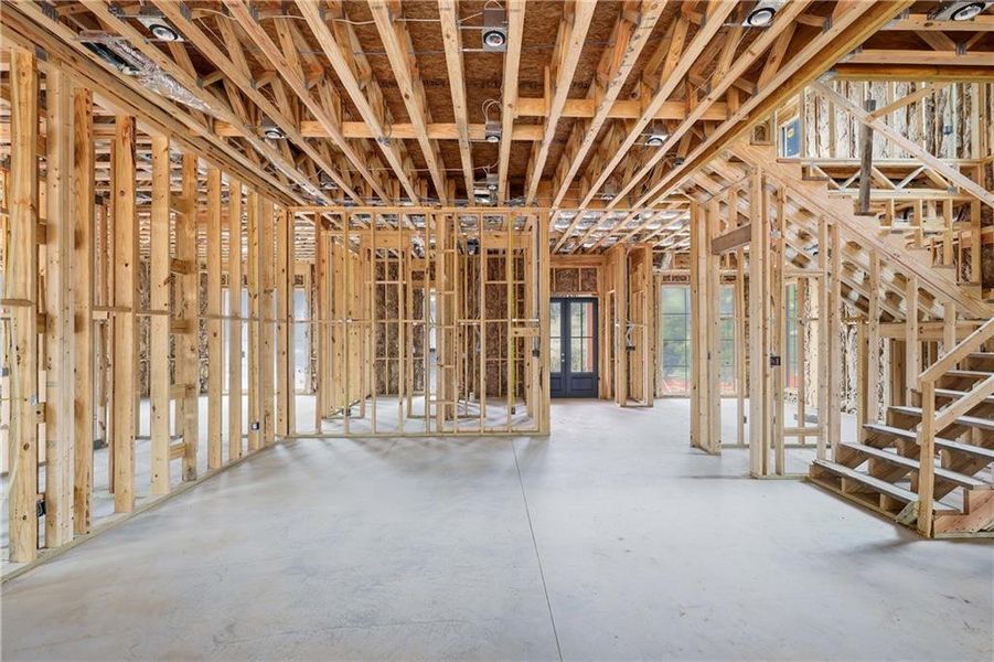 In-progress construction of a new home in , Atlanta, GA (Image 23).