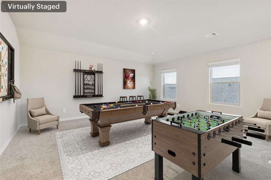 Furnished interior view inside a new home in Wolf Creek Farms - Signature Series, Melissa (Image 20).