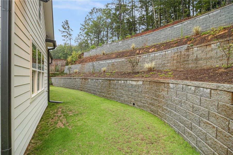 Exterior details and patio area of a home in , White (Image 3).