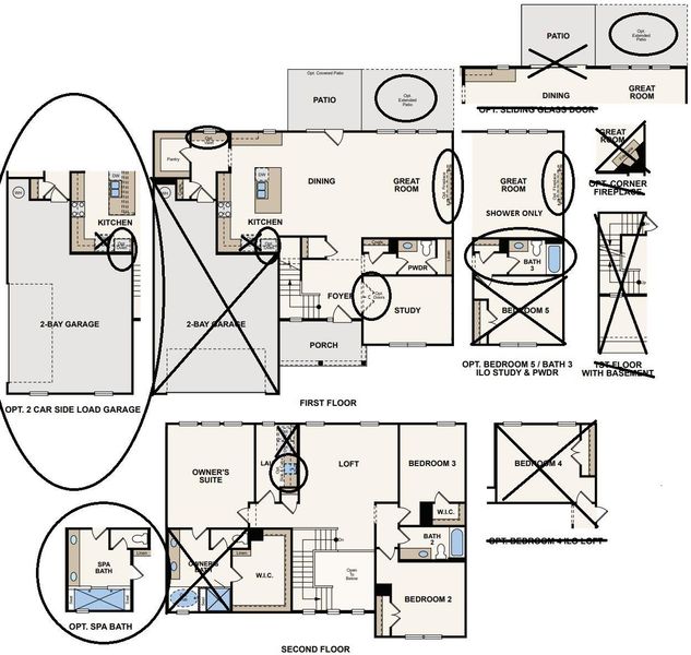 1st and 2nd Floor Layout