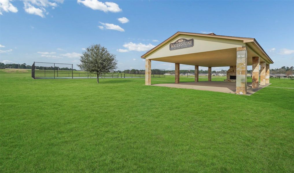 The community pavilion is a great spot to enjoy a picnic or host a celebration. The community pavilion is a great spot to enjoy a picnic or host a celebration.