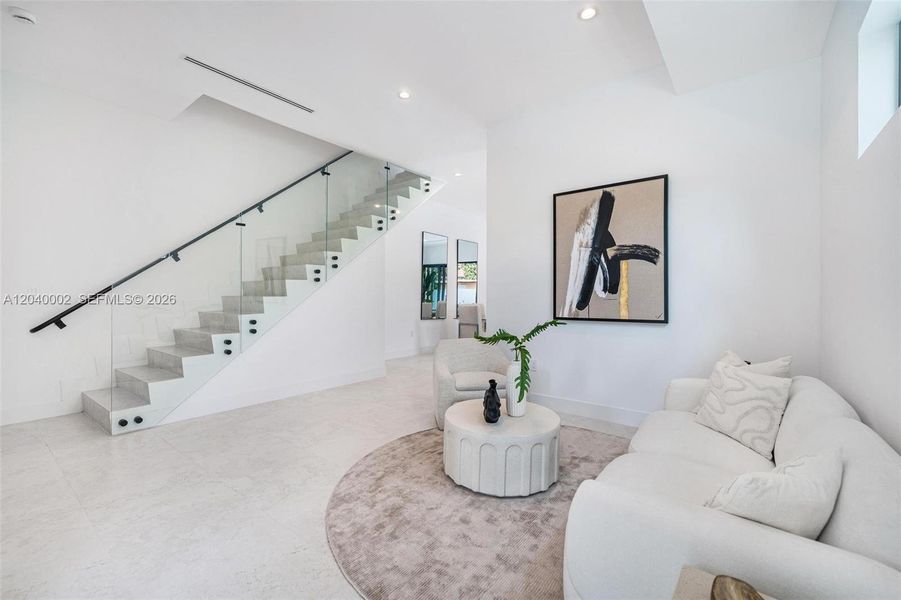 Furnished interior view inside a new home in , Miami (Image 7).