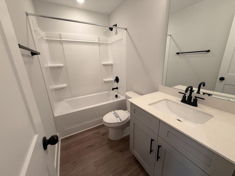 Furnished interior view inside a new home in Blythe Mill Townhomes, Waxhaw (Image 8).