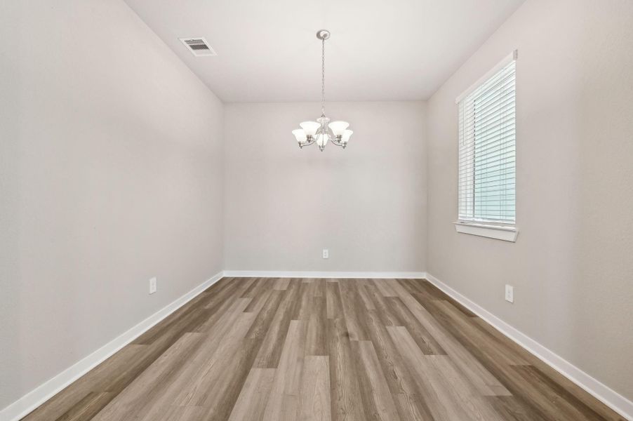 Photo is not of the actual home, but is an inspirational photo of builder’s model home and may depict options, furnishings, and/or decorator features that are not included