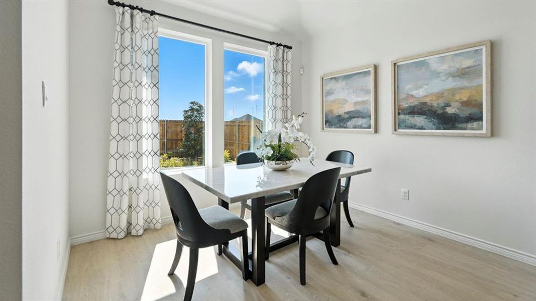 Furnished interior view inside a new home in Lakewood Trails, Forney (Image 10).