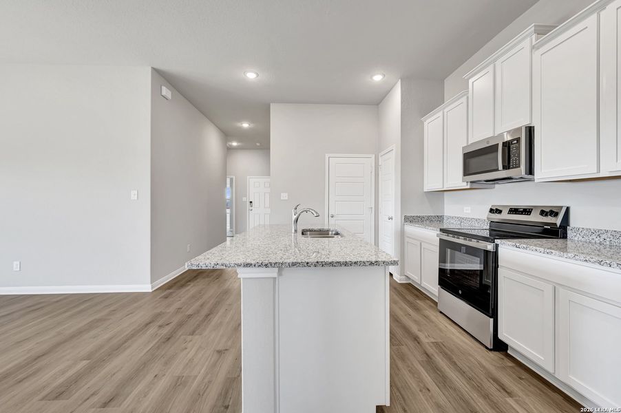 Furnished interior view inside a new home in Greenspoint Heights, Seguin (Image 12).