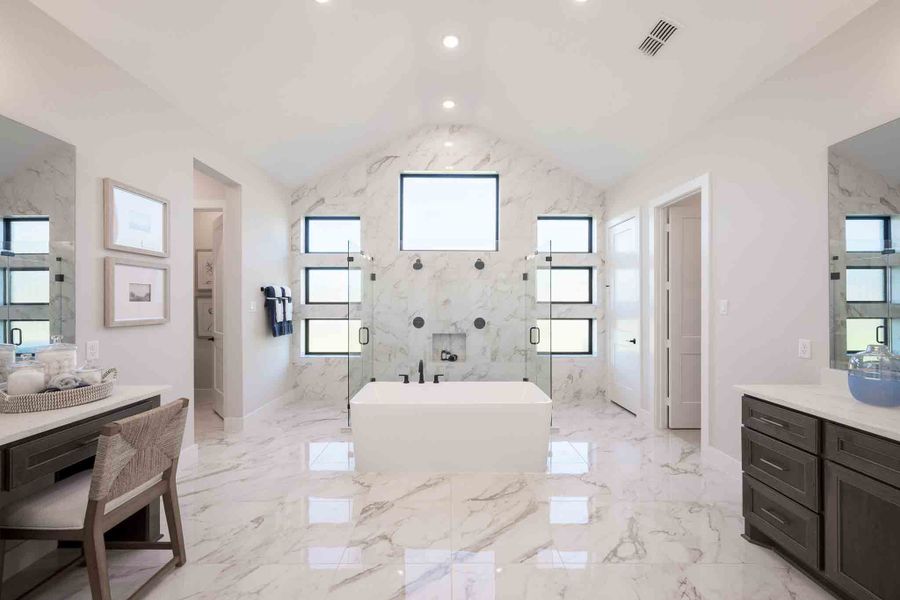 Representative furnished interior of a home built from the Meritage by Tri Pointe Homes in Legacy Grove 1/2 Acre, Montgomery (Image 19).