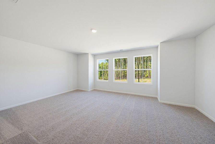 Spacious, unfurnished interior of a new home in Sweetbrier, Durham (Image 21).