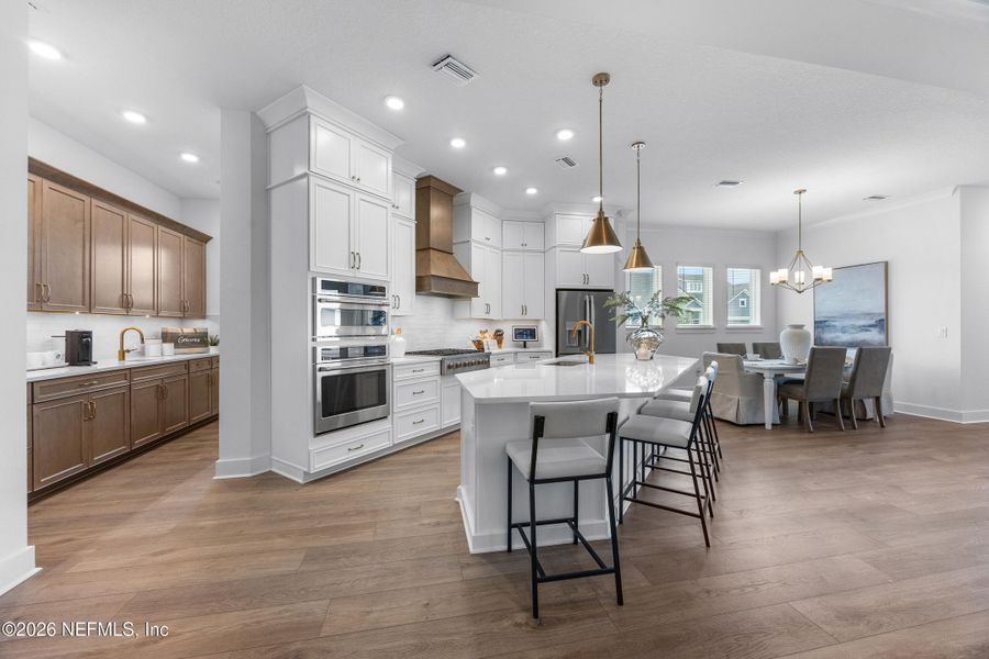 Furnished interior view inside a new home in Oak Grove at SilverLeaf 60’, St. Augustine (Image 16).