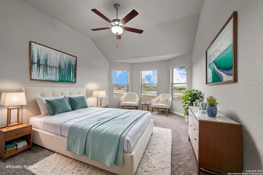 Furnished interior view inside a new home in Mesquite Ridge, San Antonio (Image 9).