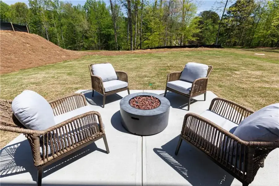 Exterior details and patio area of a home in Croftside Single Family Homes, Powder Springs (Image 32). Exterior details and patio area of a home in Croftside Single Family Homes, Powder Springs (Image 32).