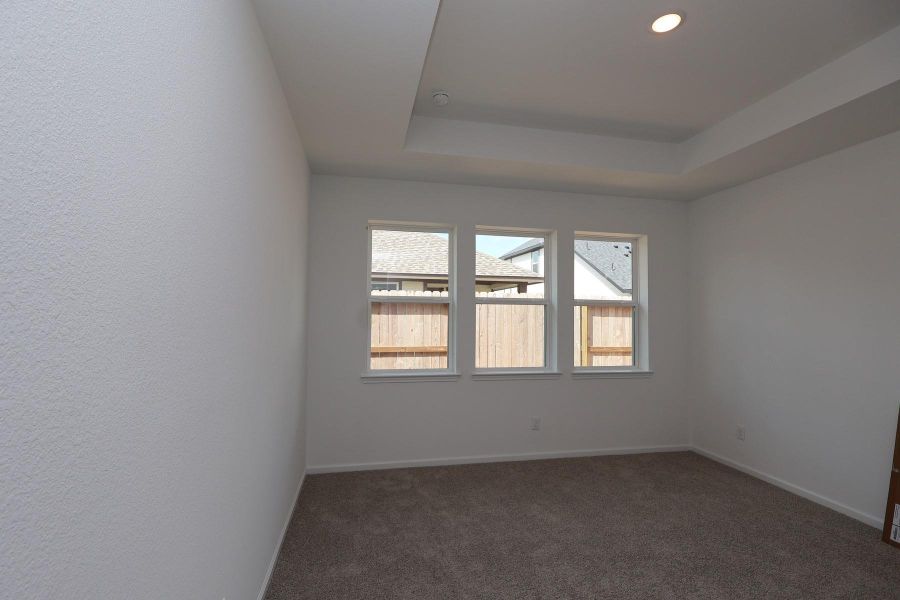 Spacious primary suite
