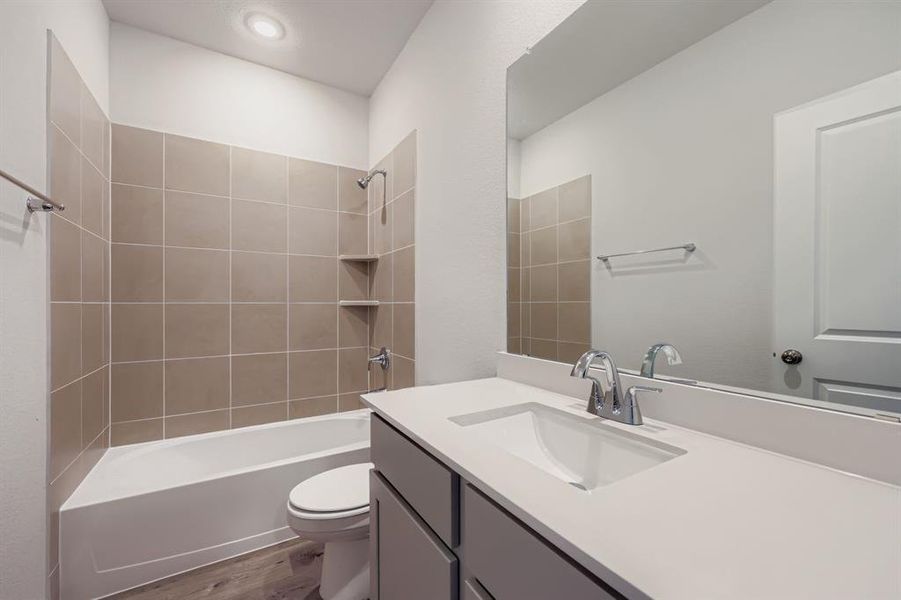 Furnished interior view inside a new home in MiraVerde, Crowley (Image 6). Furnished interior view inside a new home in MiraVerde, Crowley (Image 6).