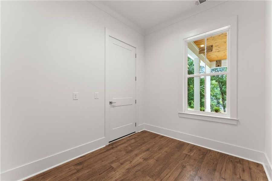Spacious, unfurnished interior of a new home in , Cleveland (Image 42).