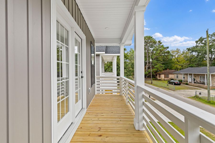 Exterior details and patio area of a home in , North Charleston (Image 26).