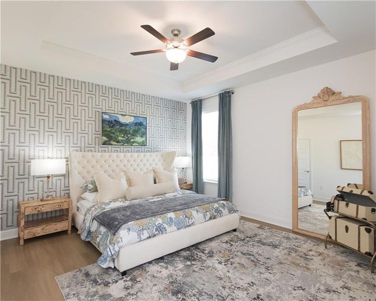 Furnished interior view inside a new home in Cooper's Walk, Loganville (Image 48).