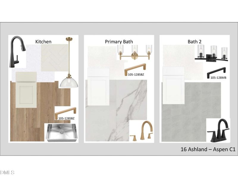 Sample of building materials used in homes in Ashland, New Hill (Image 19).