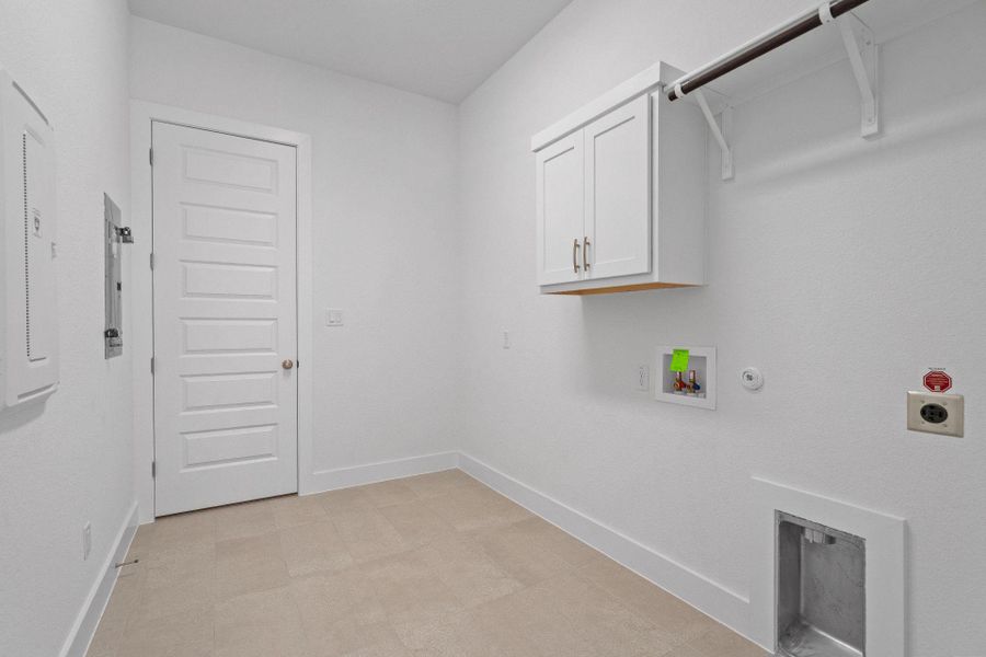Utility Room with storage