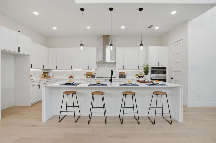 Furnished interior view inside a new home in , Dallas (Image 34).