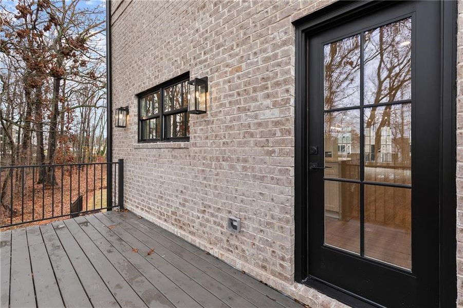 Exterior details and patio area of a home in , Sugar Hill (Image 26).