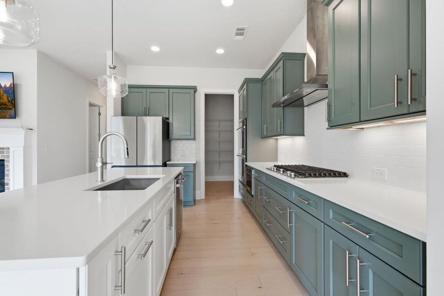 Furnished interior view inside a new home in , Woodstock (Image 9).