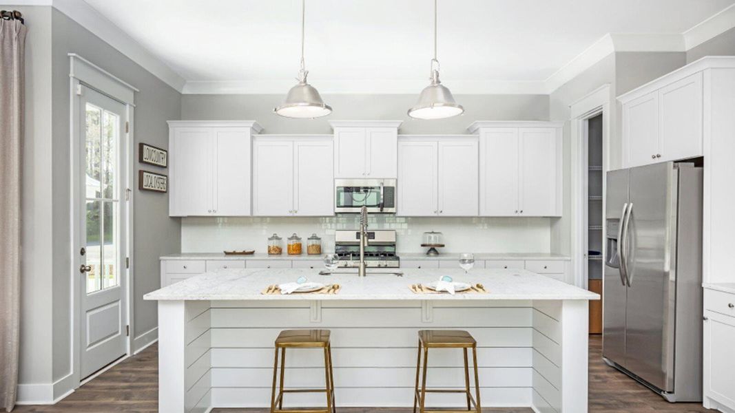 Furnished interior view inside a new home in Heron's Walk at Summers Corner, Summerville (Image 2).