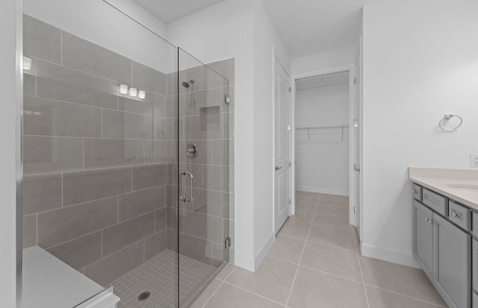 Furnished interior view inside a new home in TerraWalk at Babcock Ranch, Alva (Image 5).