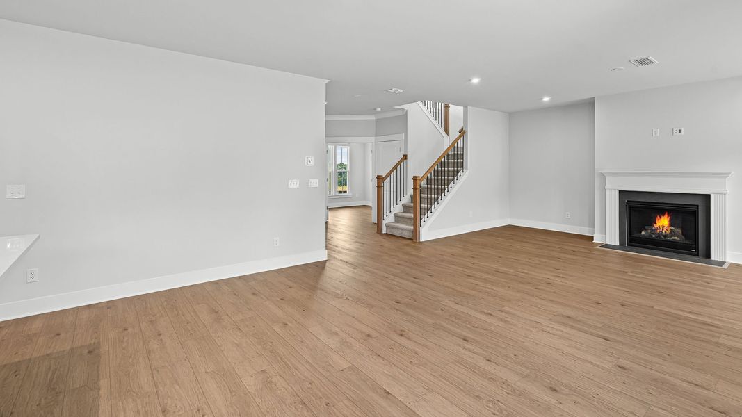 Spacious, unfurnished interior of a new home in Hunters Creek, Flowery Branch (Image 33). Spacious, unfurnished interior of a new home in Hunters Creek, Flowery Branch (Image 33).
